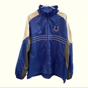 NFL Indianapolis Colts SI Windbreaker Jacket Sz XL